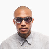 ZED | BROOKLYN TORTOISE ACETATE - SKY BLUE LENS