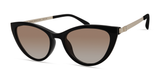 Ela - Black *With Polarized Sunglasses Clip-On*