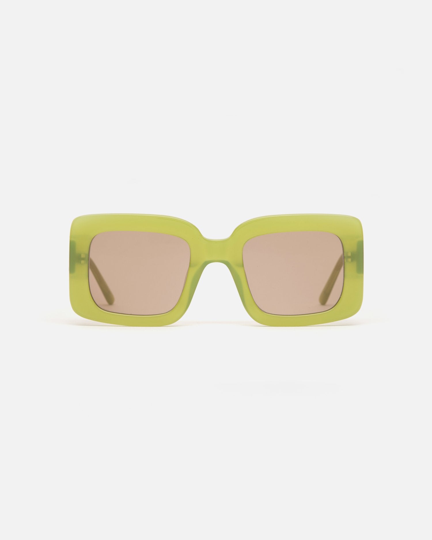LU GOLDIE MIA SUNGLASSES BLACK FRAMES LEMON LENSES EUC LU—GOLDIE Mia Sunglasses in Chestnut – Lu Goldie main image 2