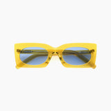EDRA | YELLOW ACETATE - AZURE LENS - SILVER HARDWARE