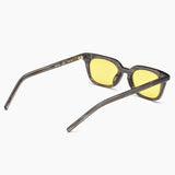 LO-FI | MOIRÉ ACETATE - YELLOW LENS  - SILVER HARDWARE