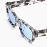ZED | BROOKLYN TORTOISE ACETATE - SKY BLUE LENS