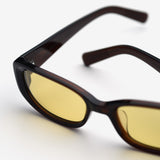 Mira | Espresso / Yellow