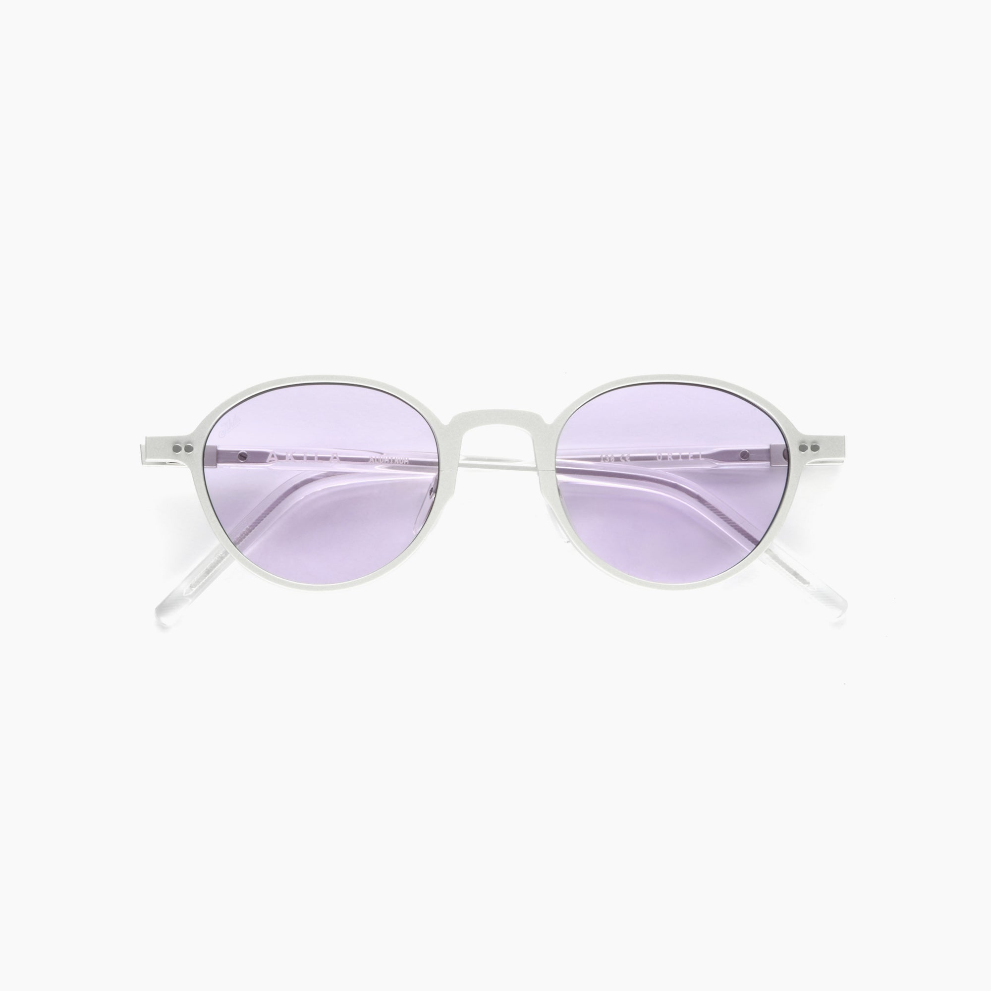 Matte Silverlight Oriel | Matte Silver / Light-Adaptive Purple – Public Eye Optical Co.