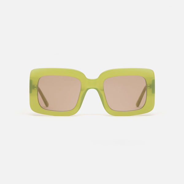LU GOLDIE Mia Sunglasses - Leaf LU—GOLDIE Mia Sunglasses in Leaf – Lu Goldie main image 3